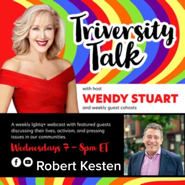Wendy Stuart Presents TriVersity Talk! Wednesday, April 15th, 2026 At 7 PM ET With Featured Guest Robert Kesten