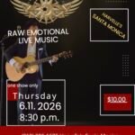 SOLOMON KING HEADLINES SPECIAL ONE-NIGHT PERFORMANCE AT LEGENDARY HARVELLE’S SANTA MONICA